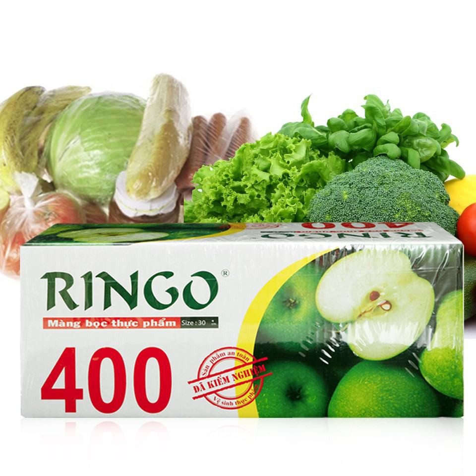 Màng bọc thực phẩm Ringo 400BN (trắng)