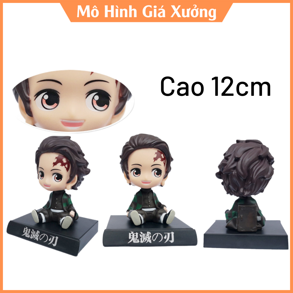 [Hoàn Tiền 10%]Mô Hình Kamado Tanjirou Chibi lắc đầu Thanh Gươm Diệt Quỷ -Kimetsu no Yaiba -Trang trí taplo ô tô - Trang trí để bàn