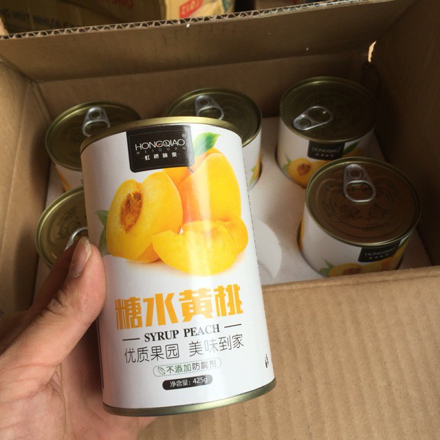 Đào Ngâm Hongqiao Lon 425g