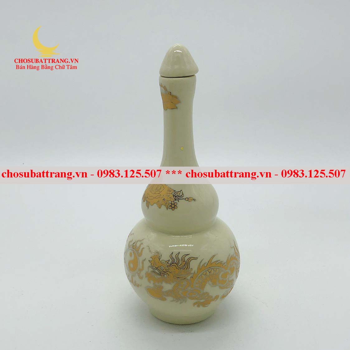 Nậm thờ men vàng kim
