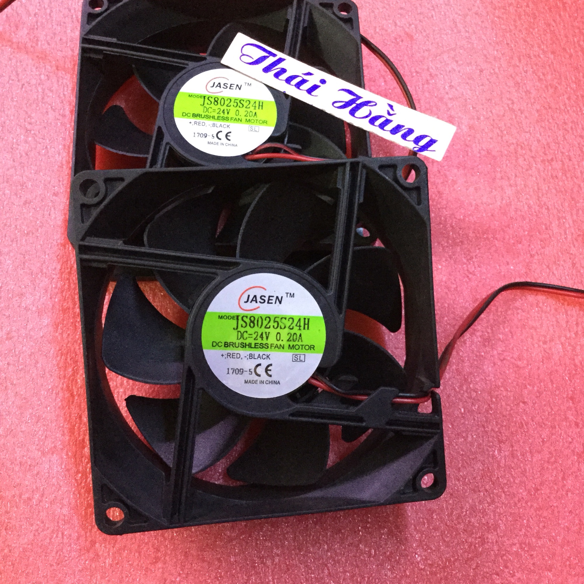 Quạt 8x8 cm —24 v -0.20a