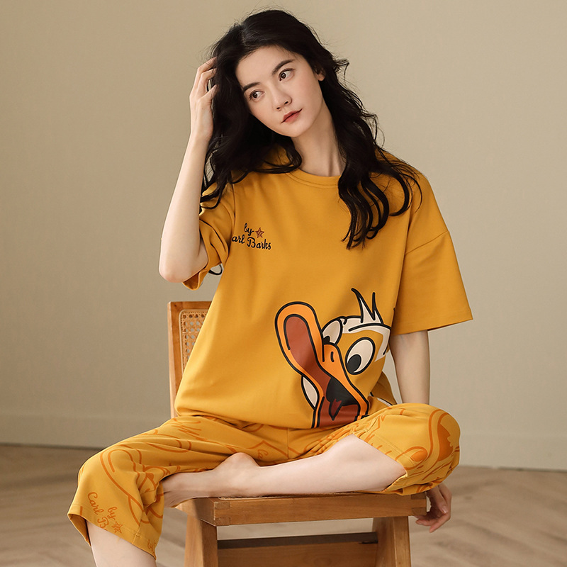 Đồ bộ nữ mặc nhà ( Lửng Lỡ ) thời trang mới nhất - Chất liệu Cotton cao cấp