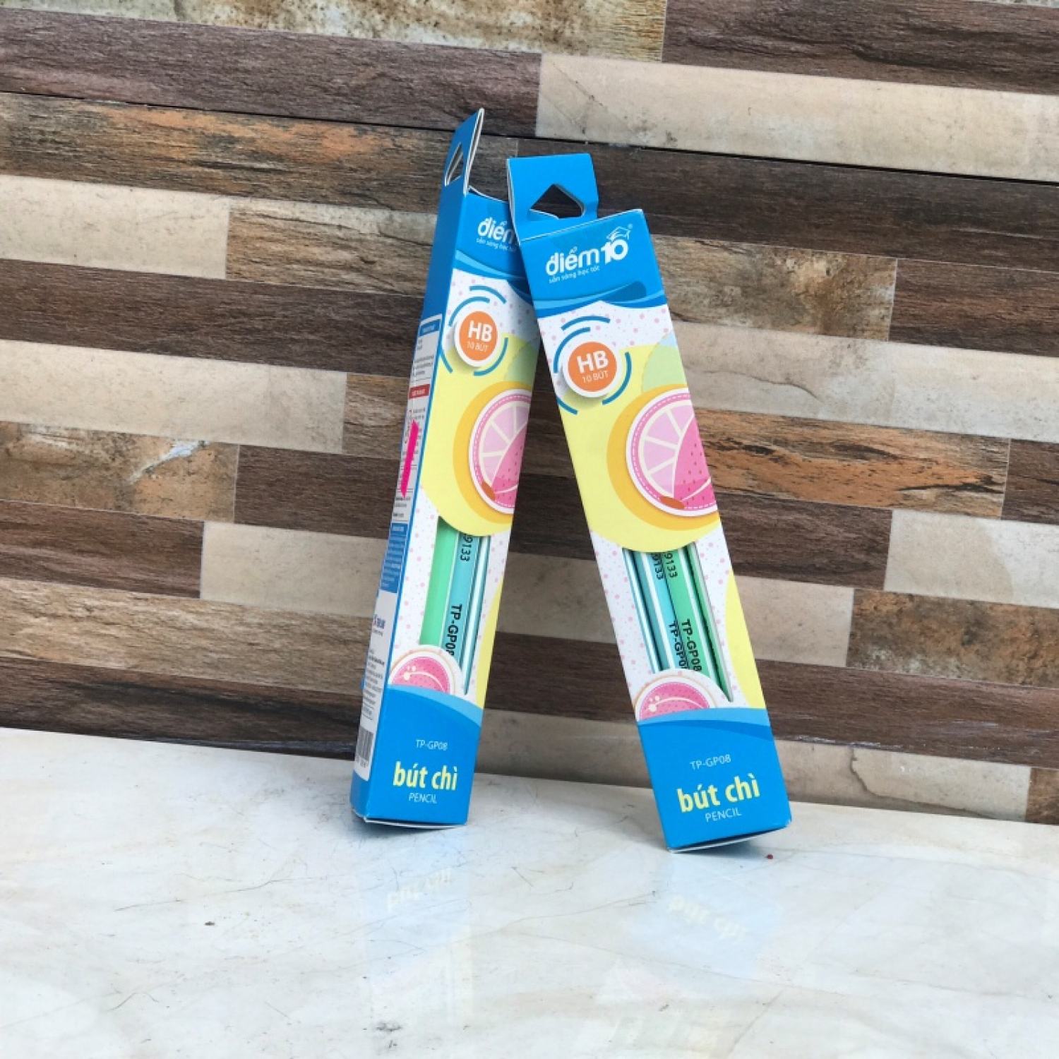10 Bút chì gỗ HB TP-GP08 CHÍNH HÃNGvpp Trí Đức
