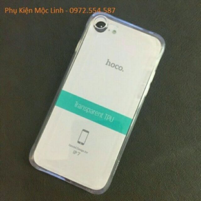 Ốp iphone 7 8 4.7inch silicon trong hiệu hoco chính hãng