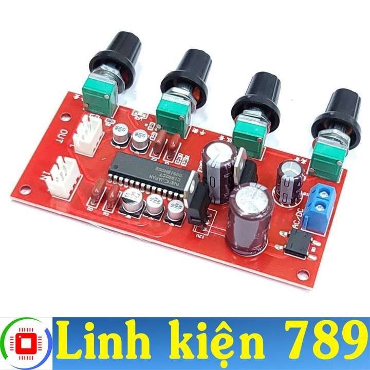 Mạch chỉnh âm sắc 12v đơn v6 nguồn vào 12-24vdc