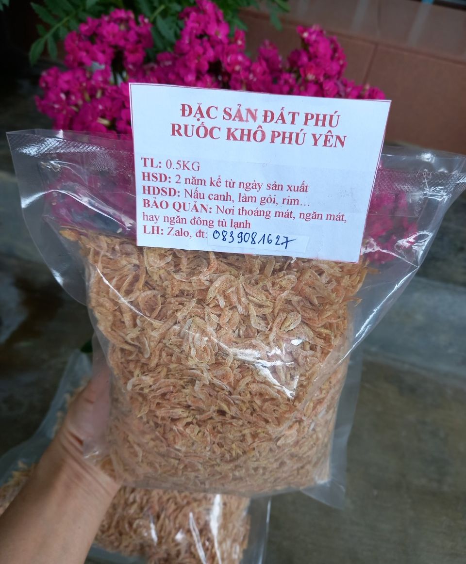 0.5KG Ruốc Khô Phú Yên Bao Ngon