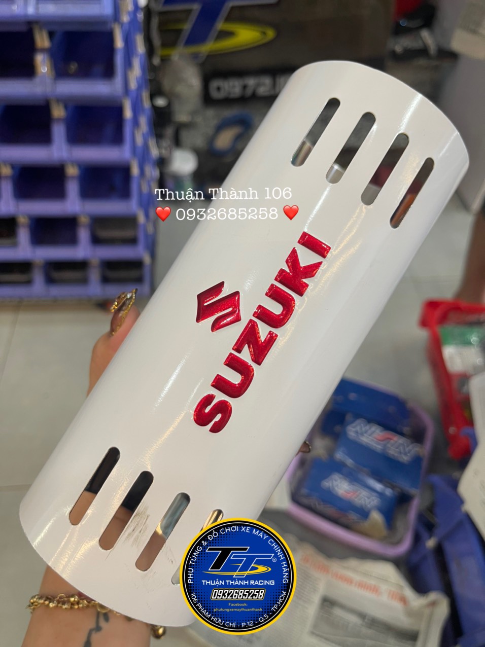 Vỏ lon pô sport 120 / sport 110 / satria