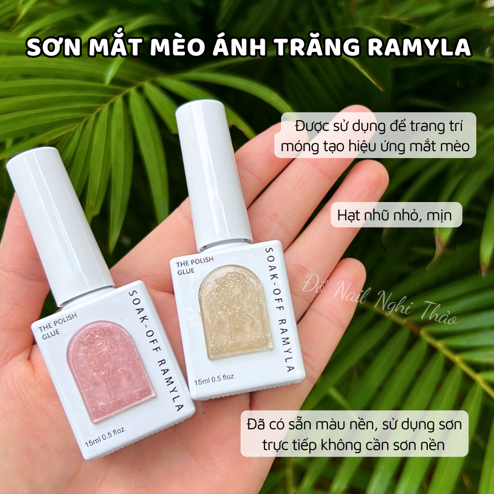 Sơn gel mắt mèo ánh trăng RAMYLA 15ml