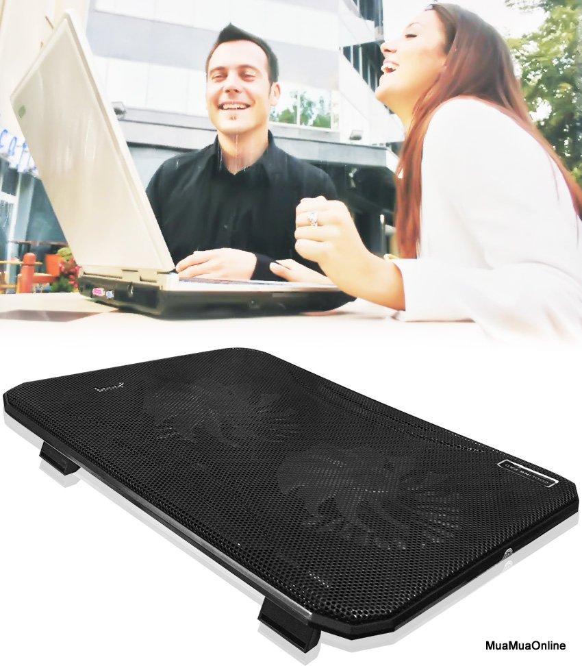 Đế Tản Nhiệt LapTop N130 2 Quạt Cao Cấp