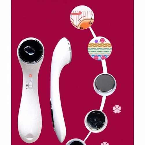 Máy rửa mặt, máy massage mặt Ion mini cầm tay 2 chế độ