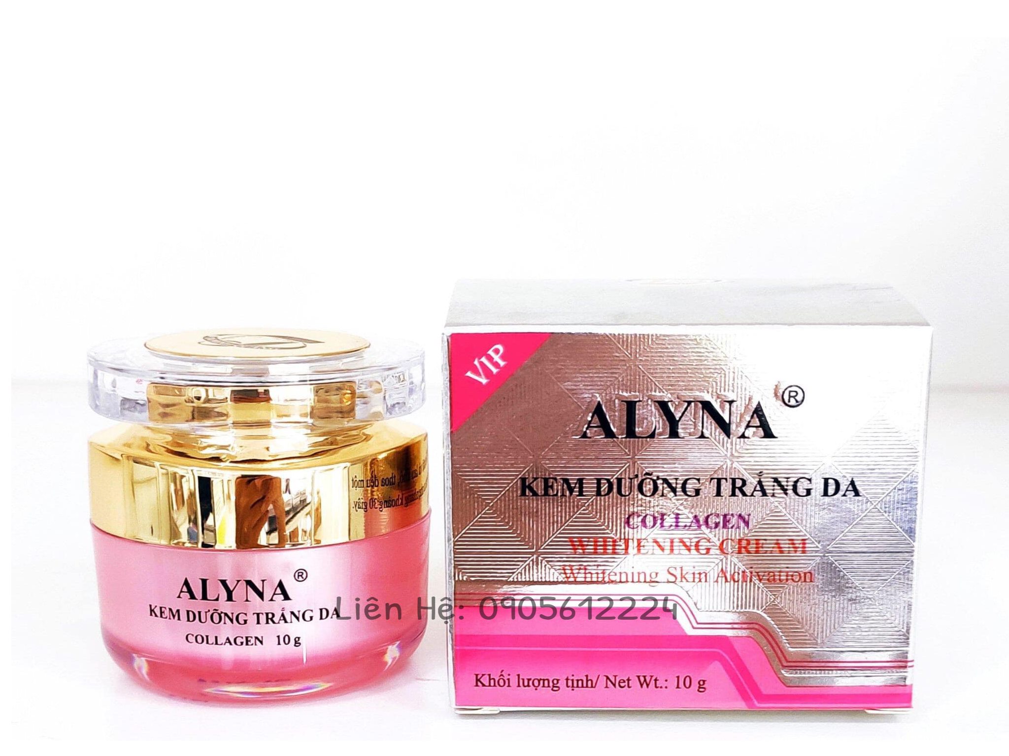 Kem dưỡng trắng da Collagen Alyna 10g