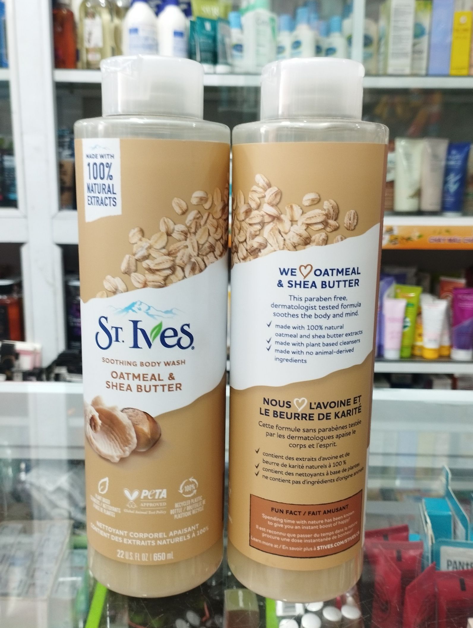 Sữa tắm dưỡng da St.Ives Yến mạch  650ml