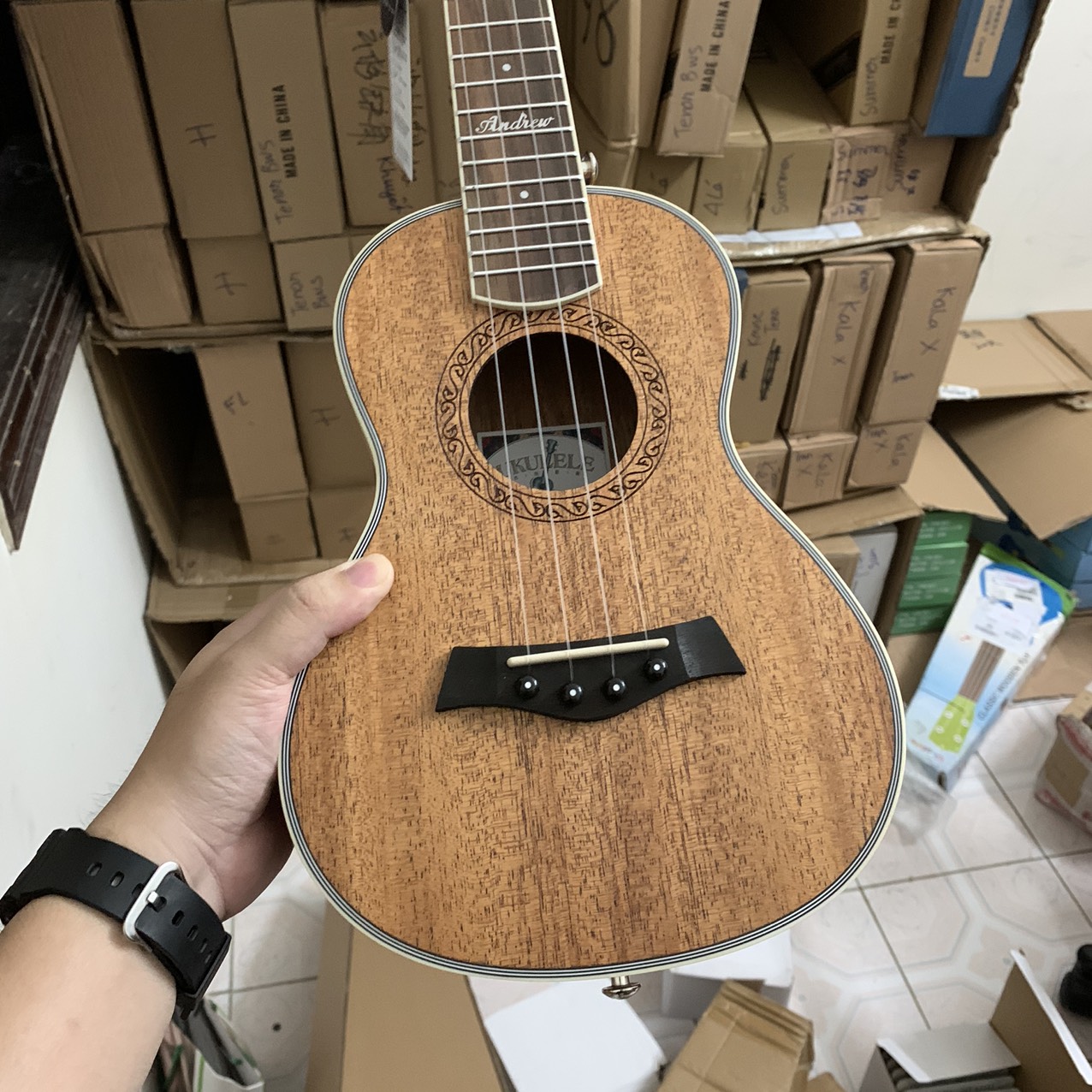 ĐÀN UKULELE ANDREW MS16 - GỖ NHẠT