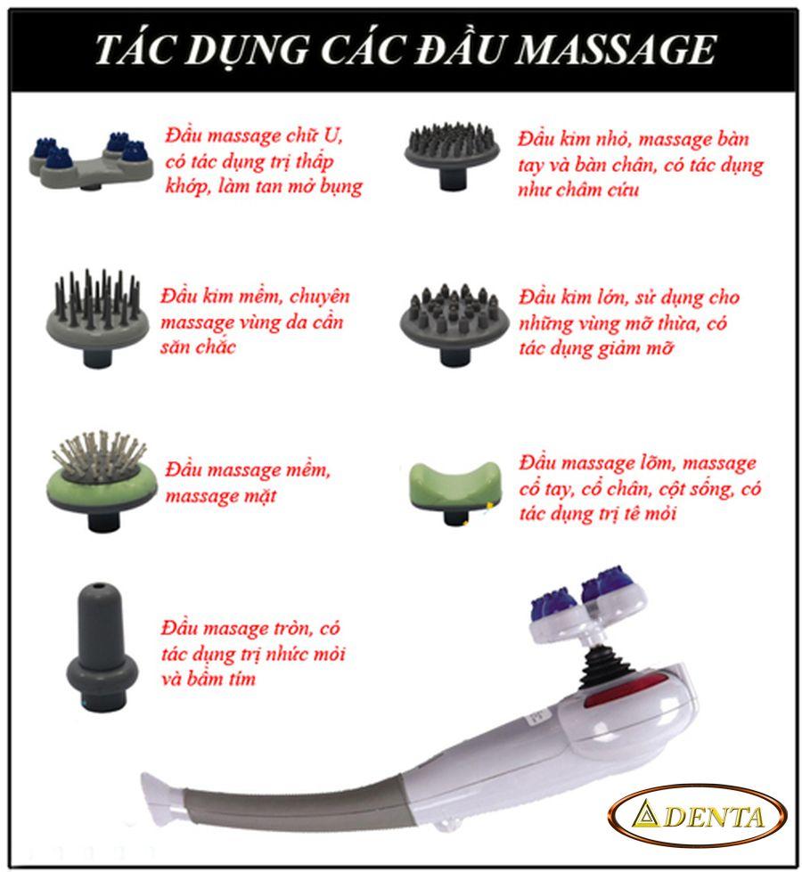 Máy Massage 7 Đầu Cầm Tay