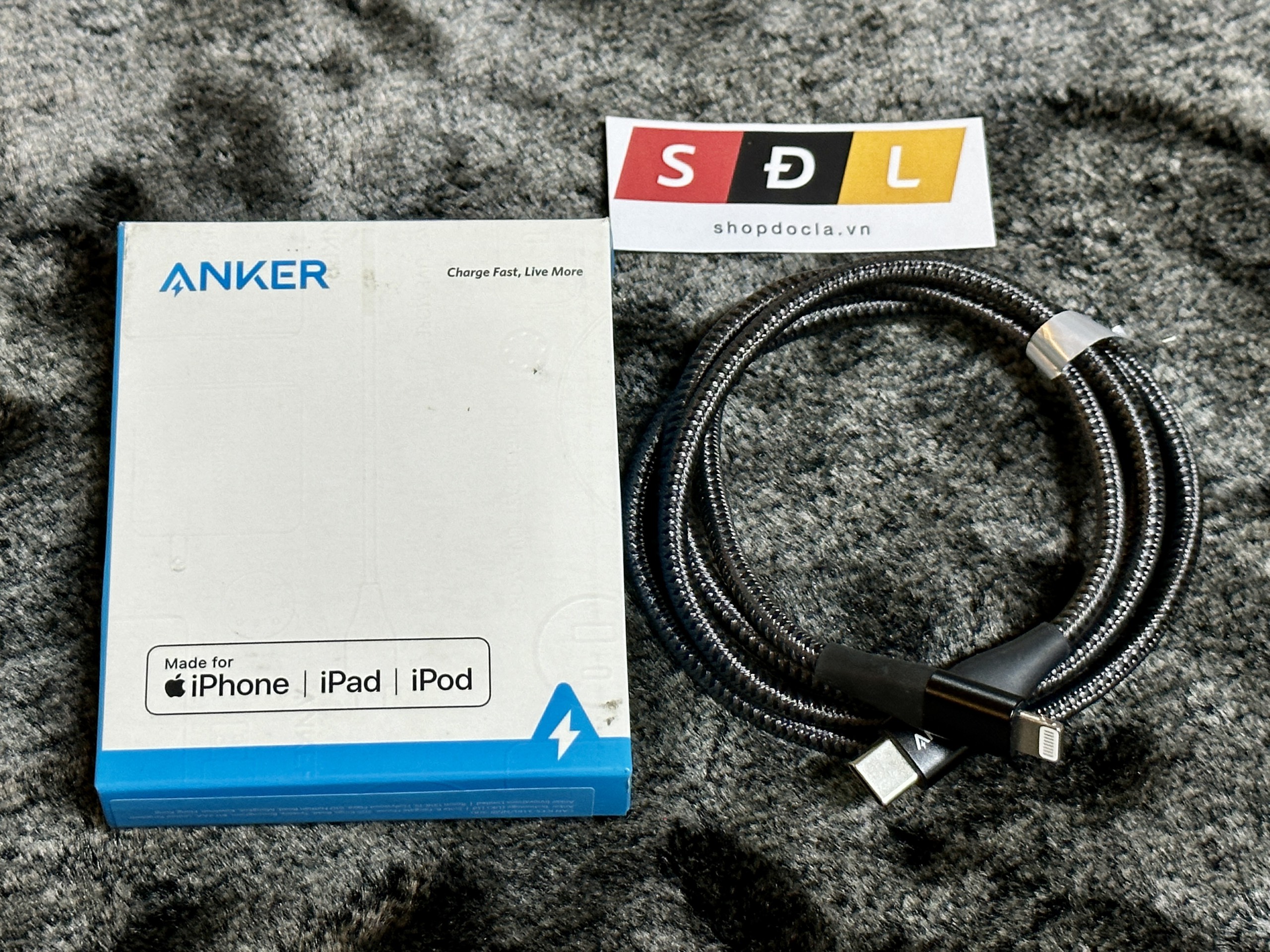 Cáp sạc Anker PowerLine+ II USB-C to Lightning Connector 0.9m A8652