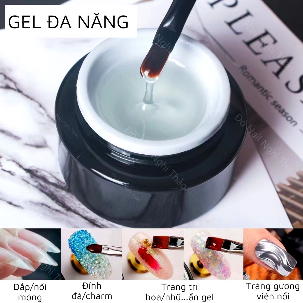 Gel QS vẽ nổi trang trí móng