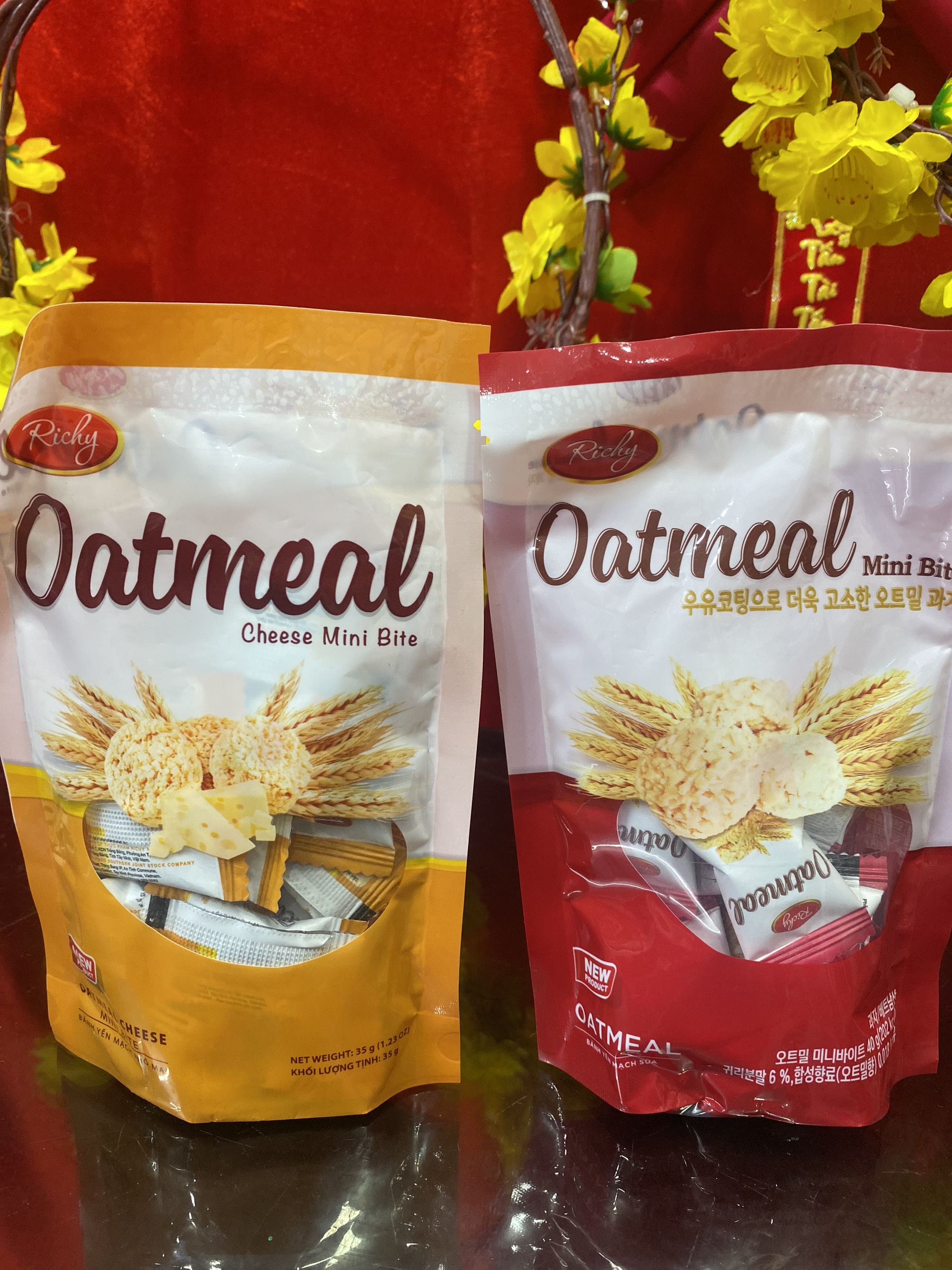Bánh phủ yến mạch Oatmeal