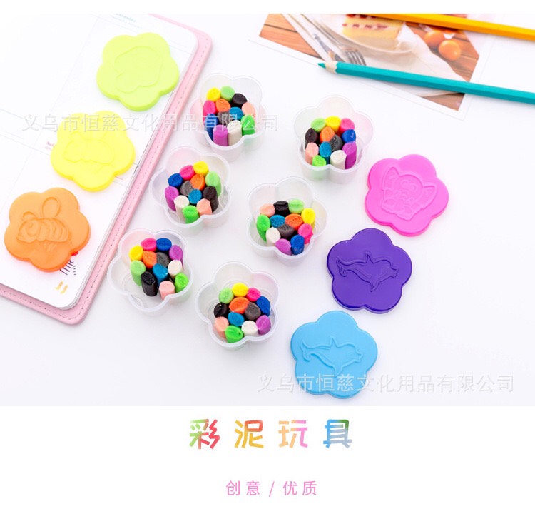 HỘP ĐỒ CHƠI ĐẤT NẶN 12 MÀU, ĐỒ CHƠI ĐẤT NẶN CHO BÉ