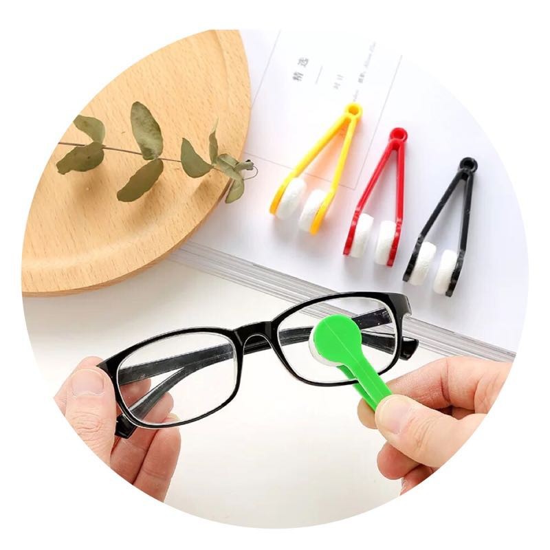 Dụng Cụ Lau Mắt Kính, Dụng Cụ Vệ Sinh Mắt Kính Mềm Cao Cấp