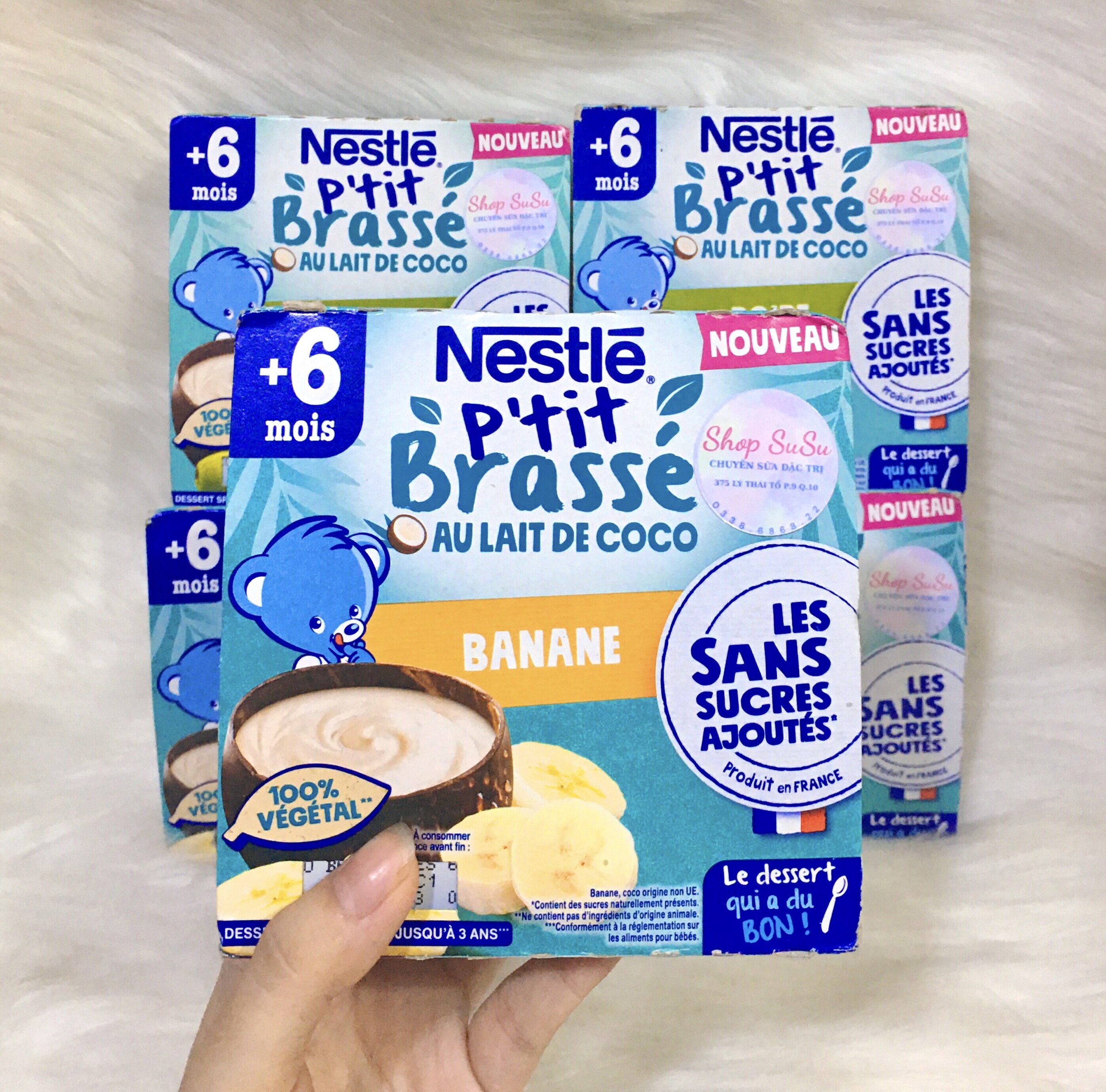 ❤️Sữa chua dừa Nestle cho bé dị ứng đạm bò từ 6 tháng❤️