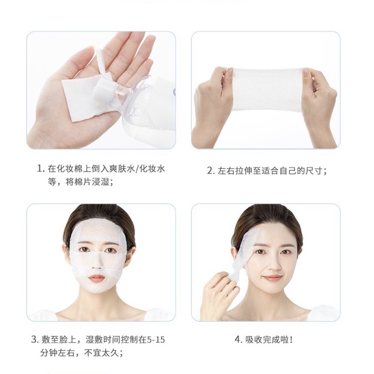 Bông tẩy trang MayCreate 200 miếng