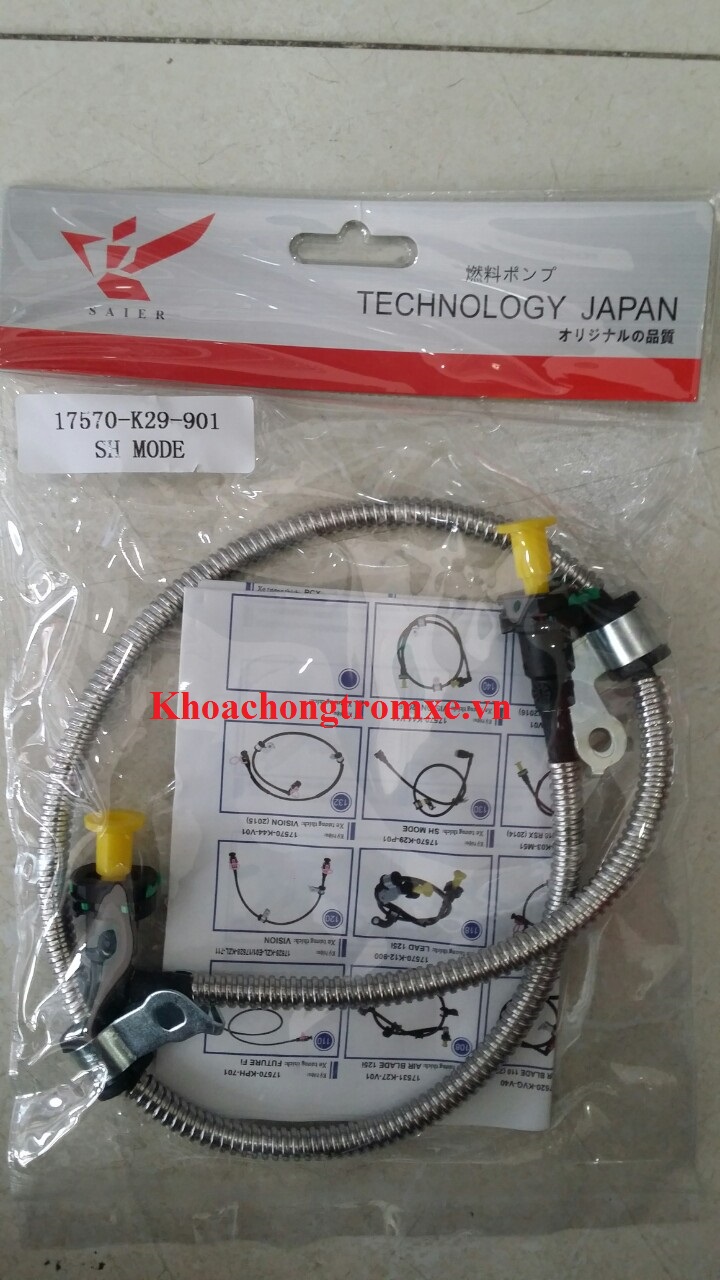 Dây xăng thép sh mode sh việt 125 150