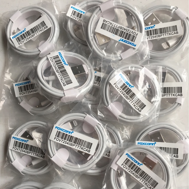 [HCM]ComBo 5 Dây Cáp Sạc iphone (Dây Foxcom Mới 2019 Chíp A12) Dùng Cho Các Dòng iphone 66S78PlusXXS Max