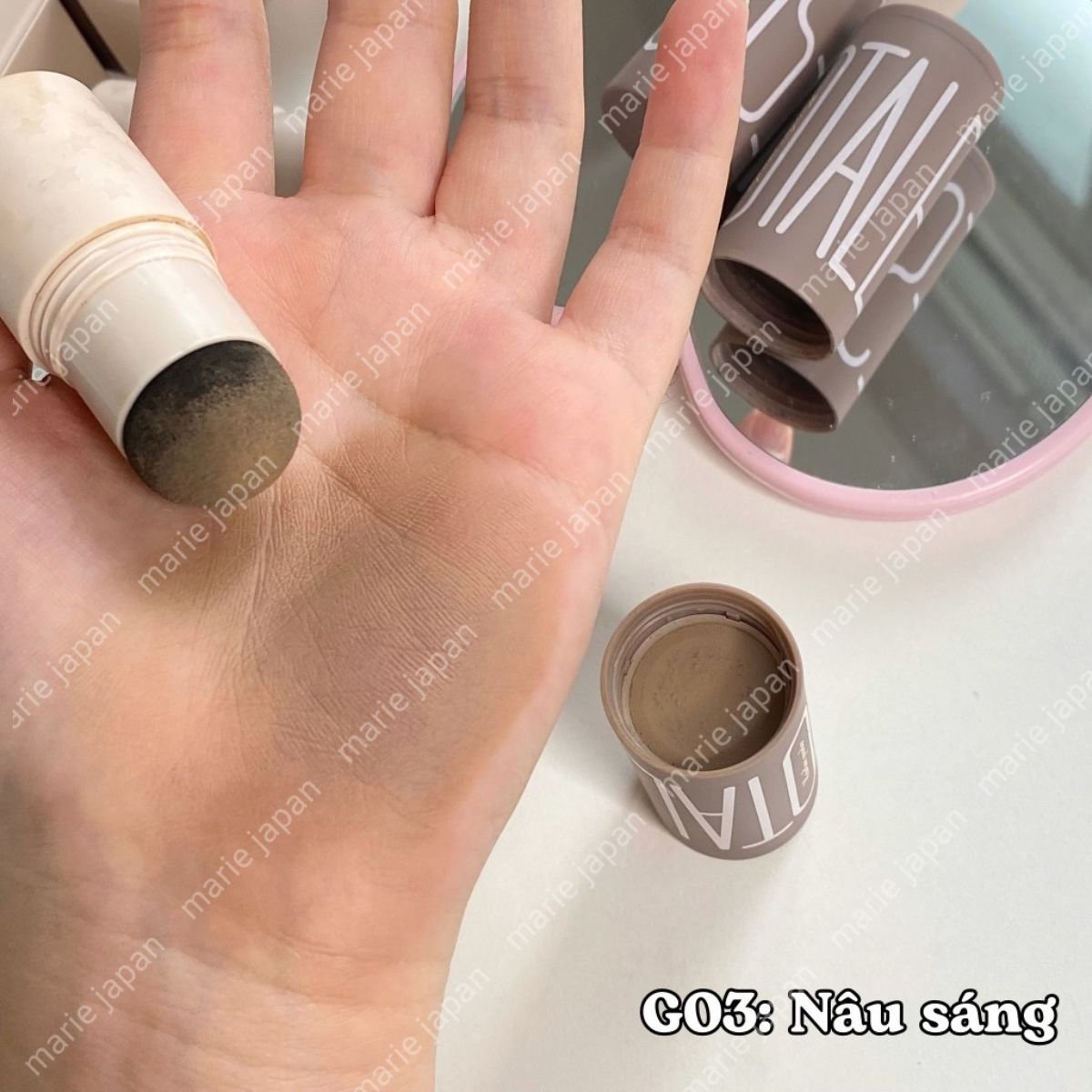 Phấn che hói tóc gogo tales dặm chân tóc che khuyết điểm tóc thưa mái bò liếm gt599