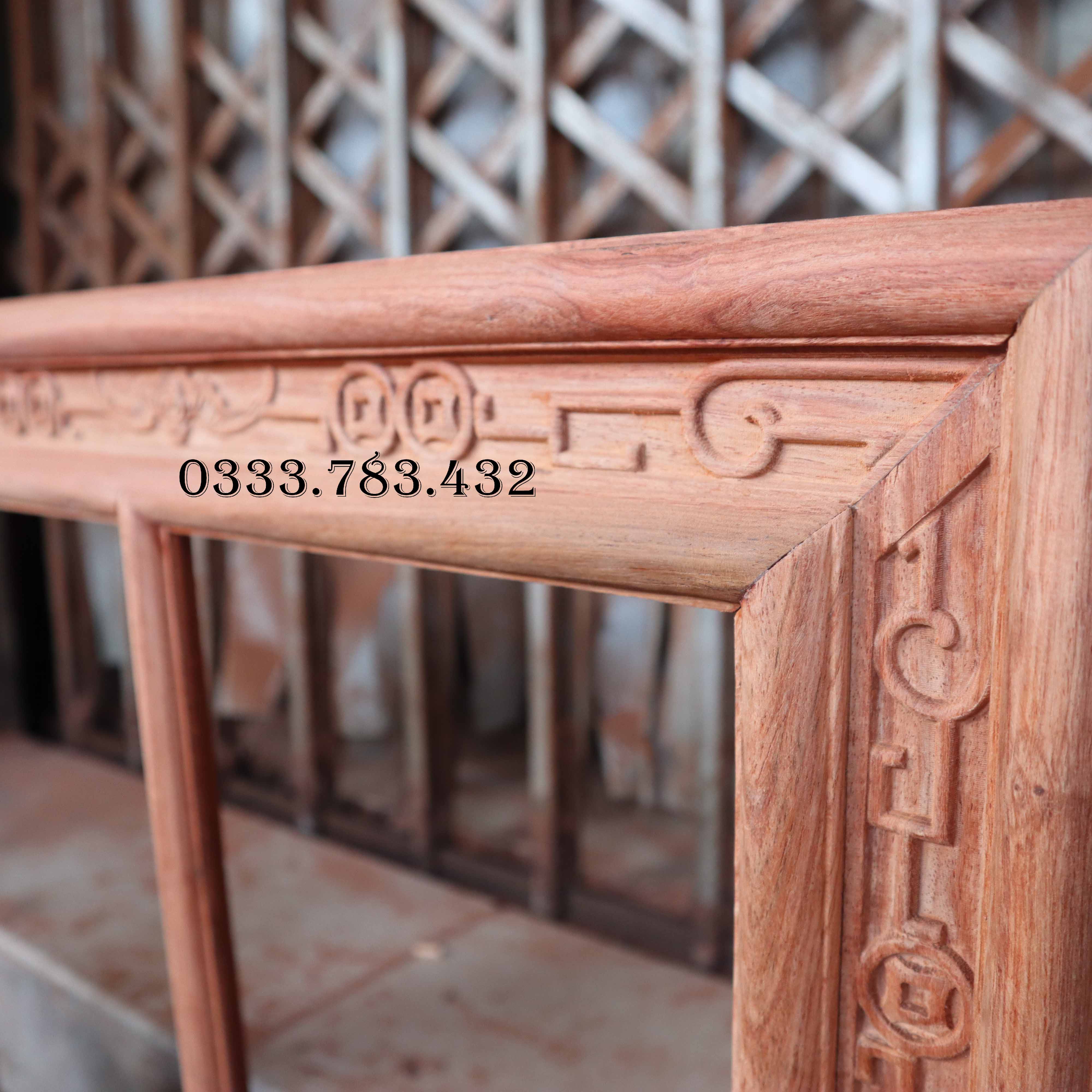 KHUNG ẢNH ĐÔI KÉP DƠI-KHUNG ẢNH THỜ ĐÔI (GỖ HƯƠNG CAO CẤP)