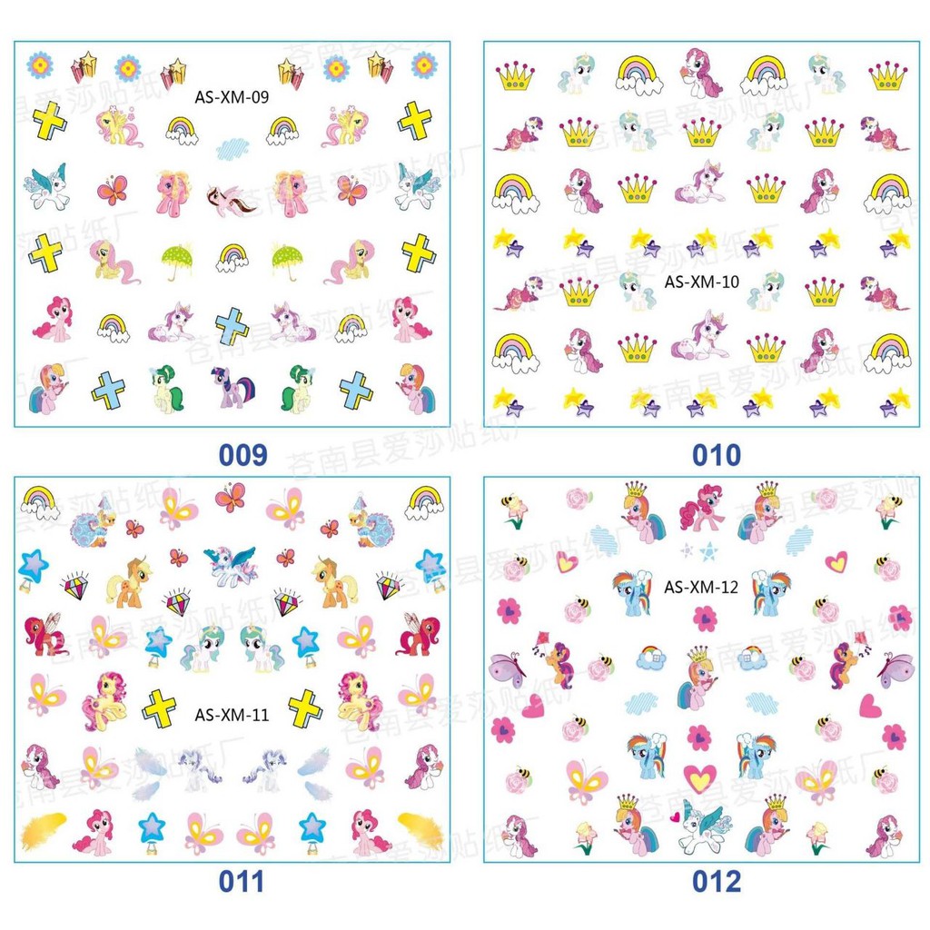 Set miếng dán móng cho bé gái đáng yêu ( chọn mẫu)