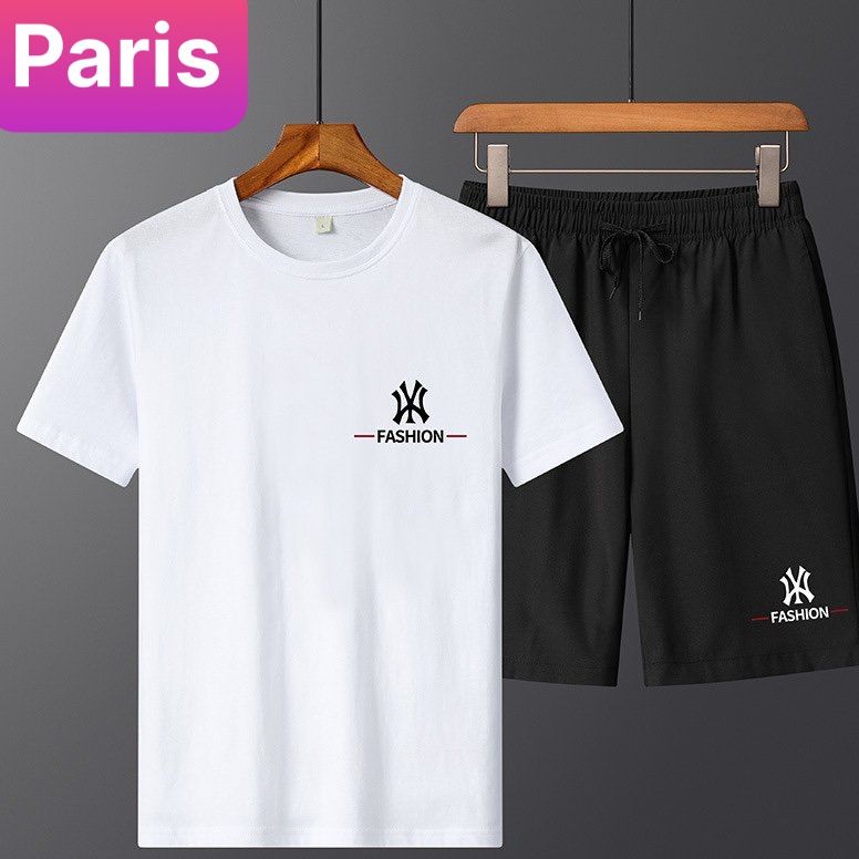 Đồ bộ thể thao ny set đồ bộ thể thao đồ bộ tập gym mang ở nhà và đi chơi đồ bộ nam - paris fashion