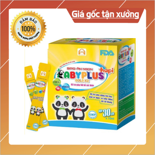 Siro Ăn Ngon Baby Plus chính hãng - giúp bé hết biếng ăn,tăng cân đều hộp 30 gói