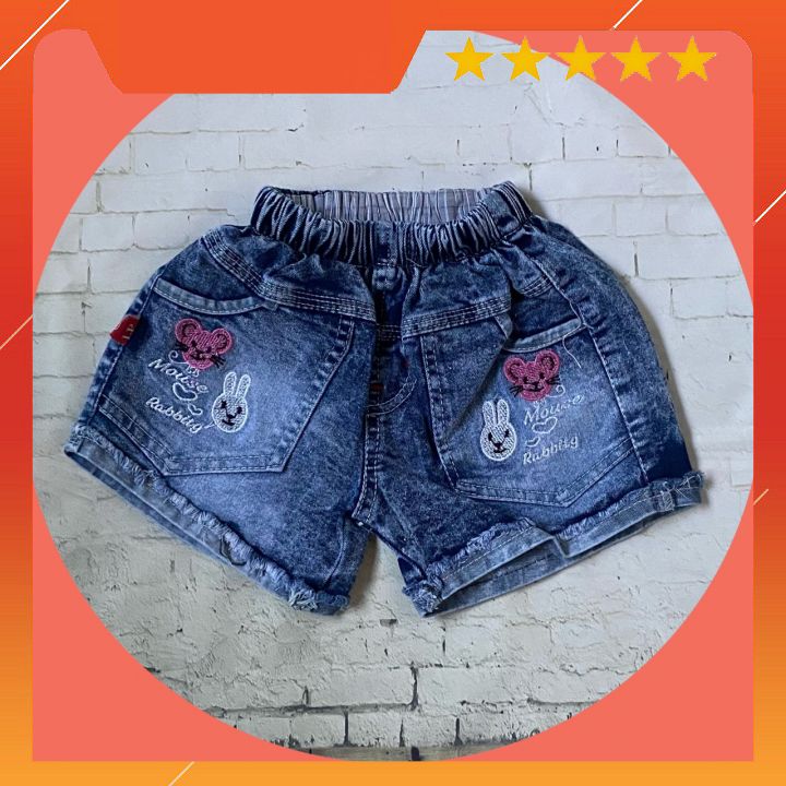 Quần short jean bé gái từ 10kg-18kg