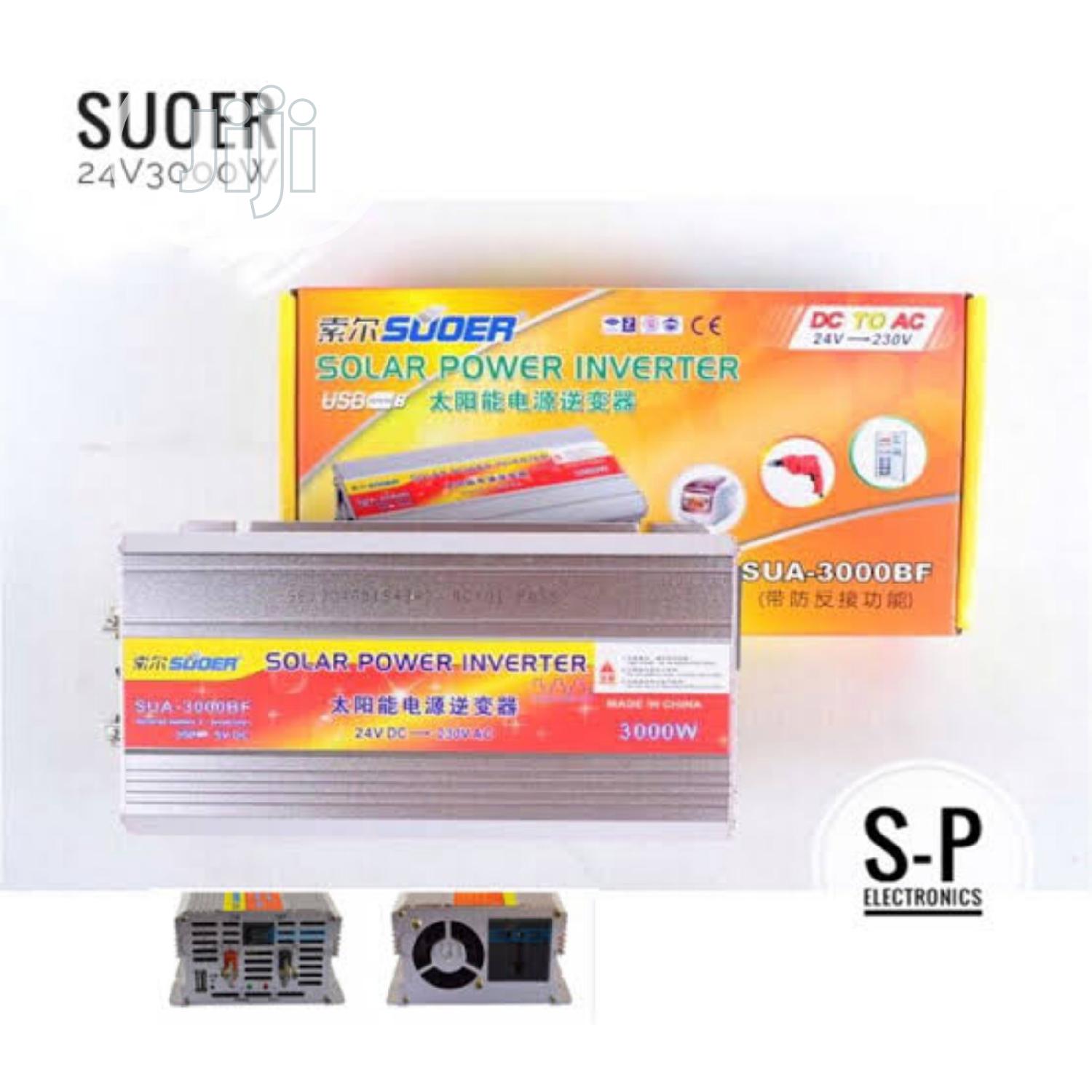 Máy đổi nguồn điện 24V 3000W Suoer - SUA-3000BF