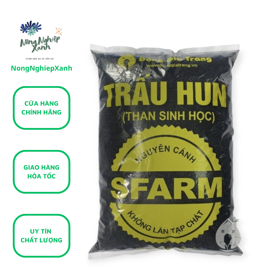 Trấu hun sfarm 5m3 (khoảng 500gr)