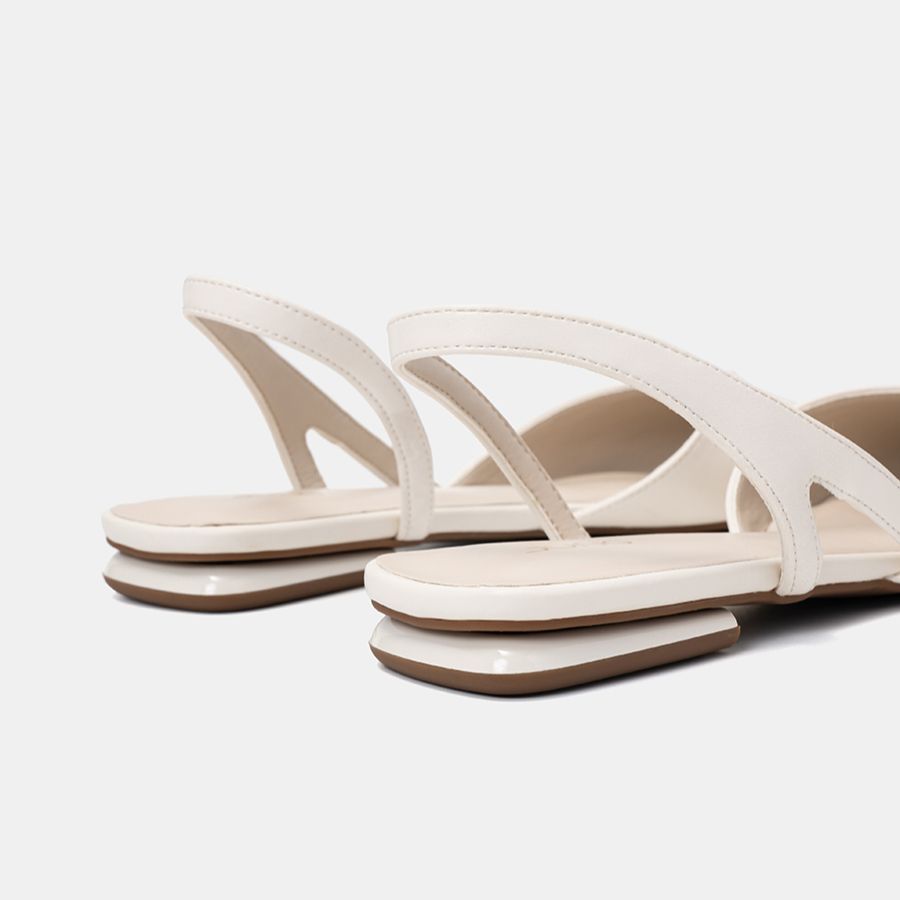 Giày Búp Bê Nữ 3cm Thời Trang JUNO Slingback Bệt BB03100