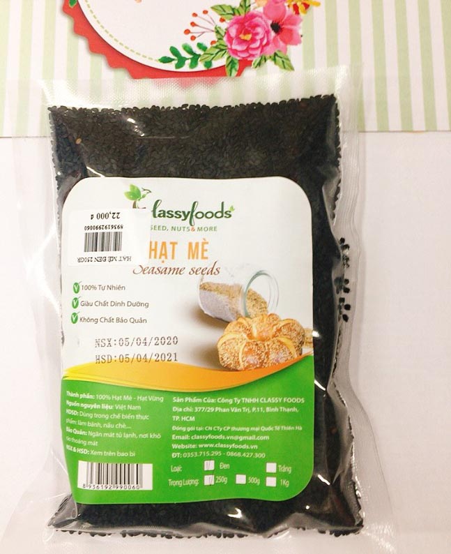 Hạt Mè Đen 1kg Classyfoods