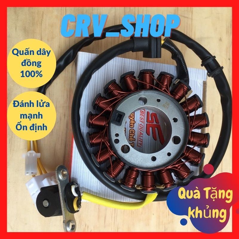 Cuộn lửa xe máy ( cuộn dây máy phát điện) xe Lead 110cc