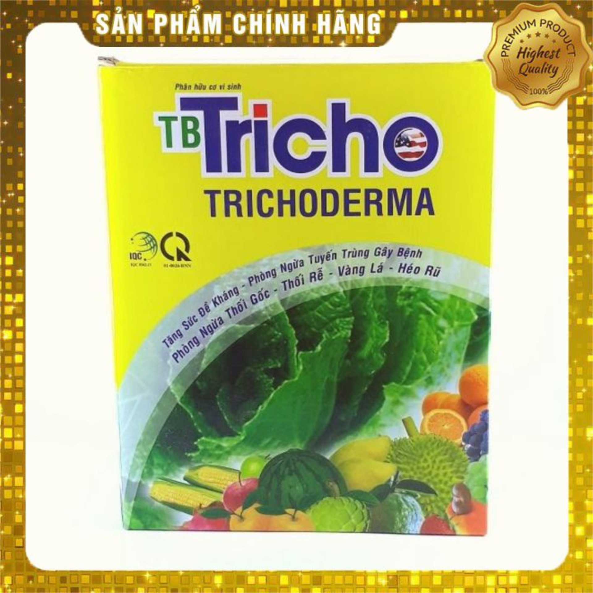 Nấm đối kháng TRICHODERMA (1kg) giúp phòng trừ bệnh và cải tạo đất