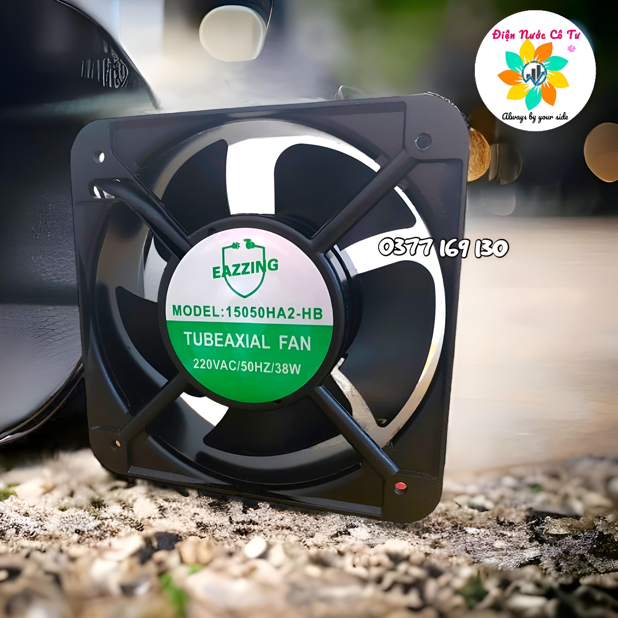 Quạt hút thông gió quạt hút vuông quạt thổi lò 15cm 38w 220v