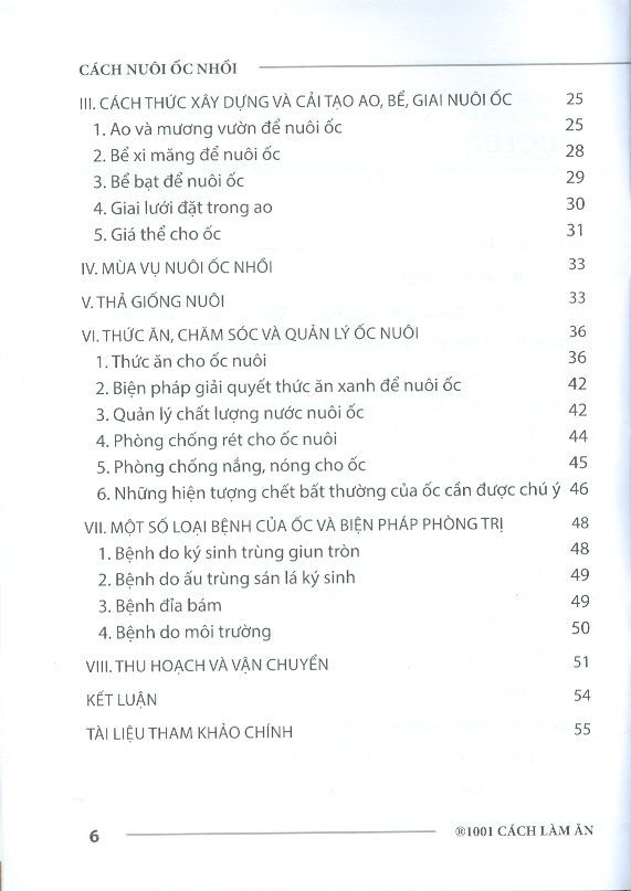 Cách nuôi Ốc nhồi (Ốc bươu)