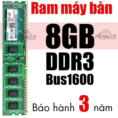 Ram máy tính bàn DDR3 8G Bus 1600 Kingmax
