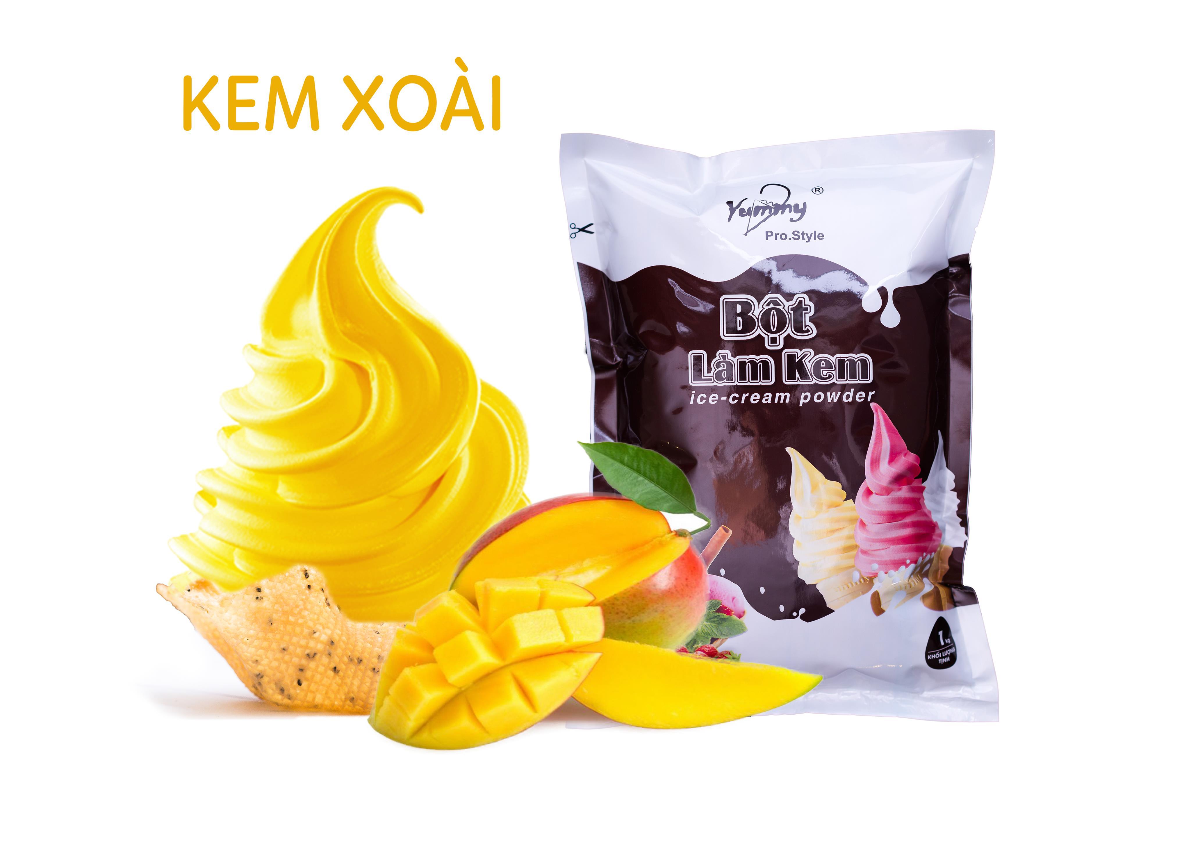 [HCM]Bột làm kem tươi hương xoài