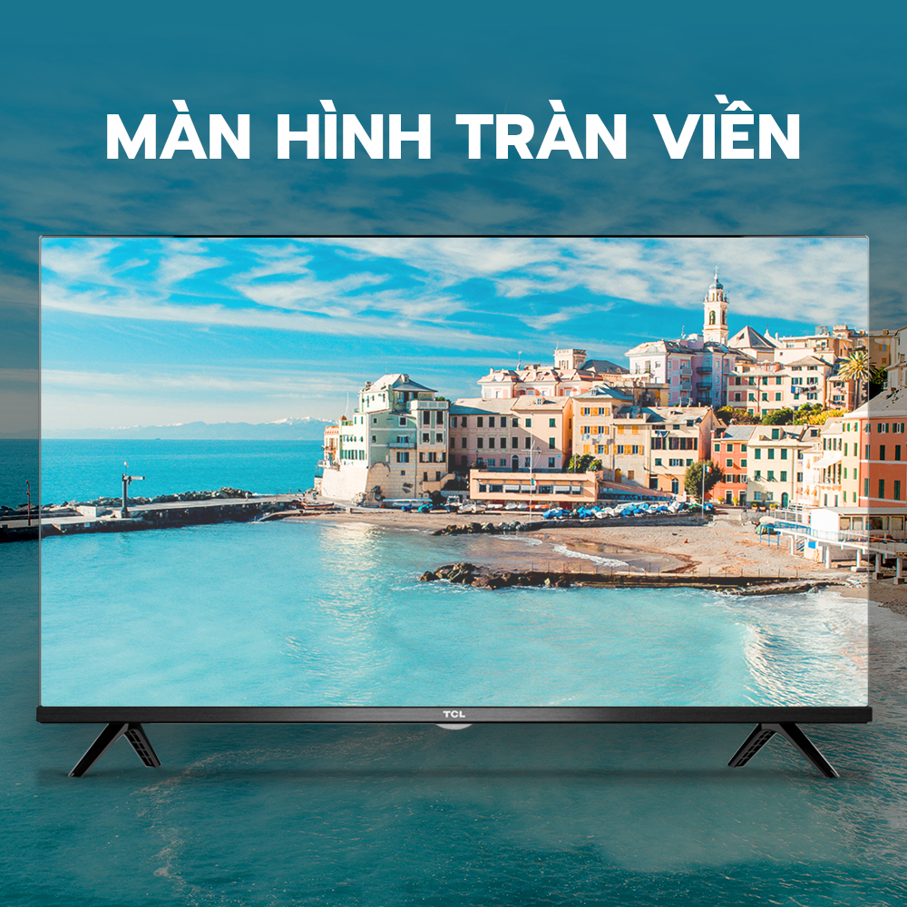 Android TV TCL 40 inch Full HD Wifi - 40L61 - HDR Dolby Chromecast T-cast AI+IN Màn hình tràn viền - Tivi giá rẻ - Bảo hành 2 năm