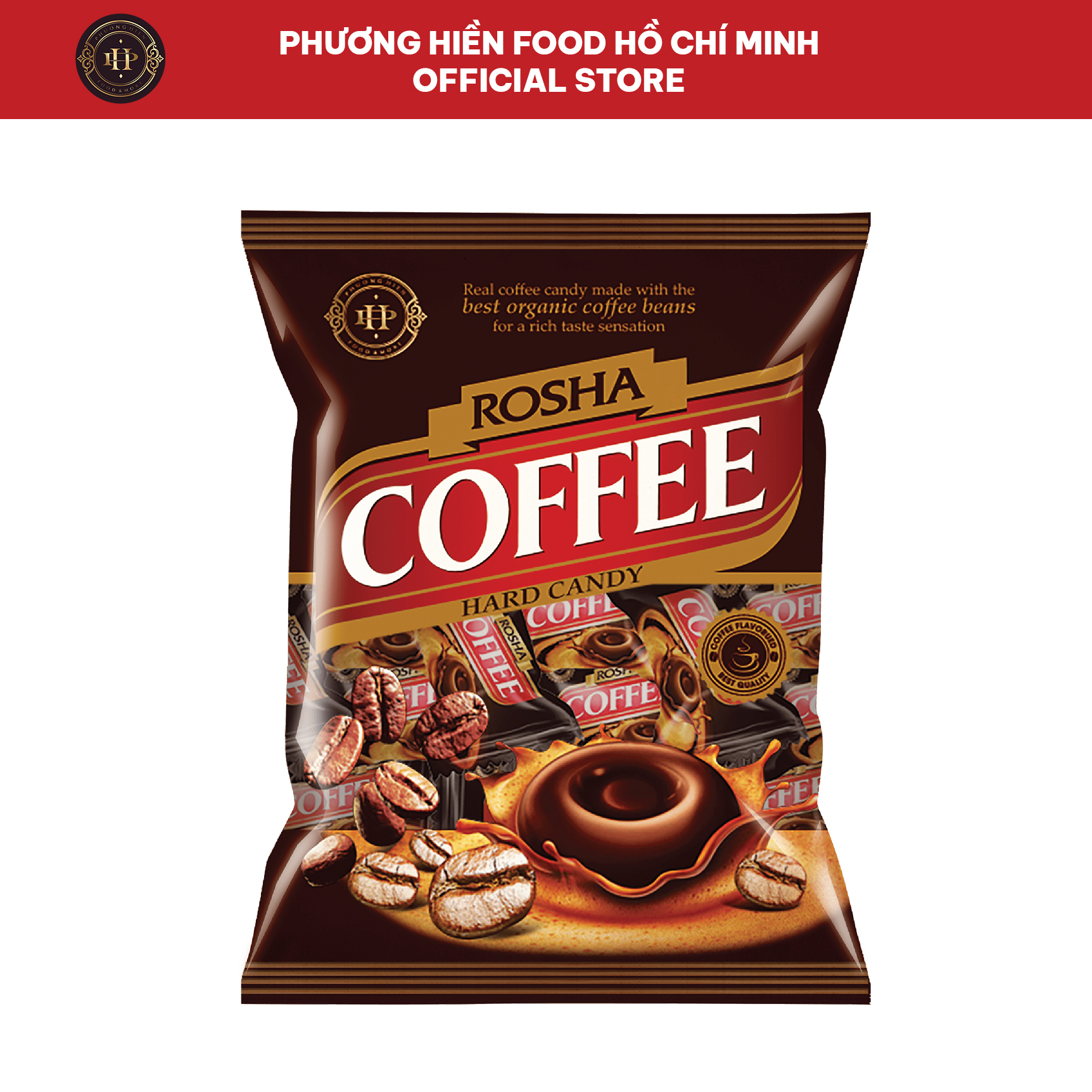 Kẹo cứng rosha coffee 125 g