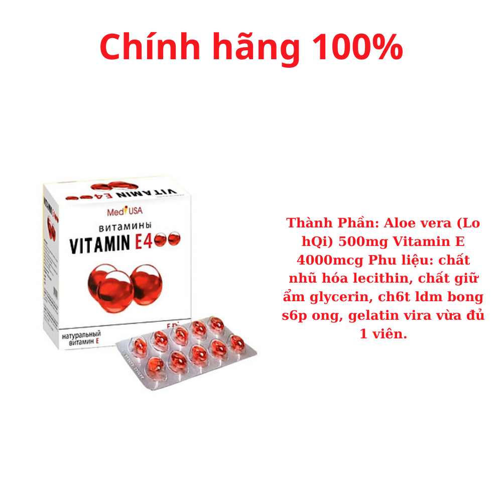 [HCM]VITAMIN E400 NGĂN NGỪA LÃO HÓA