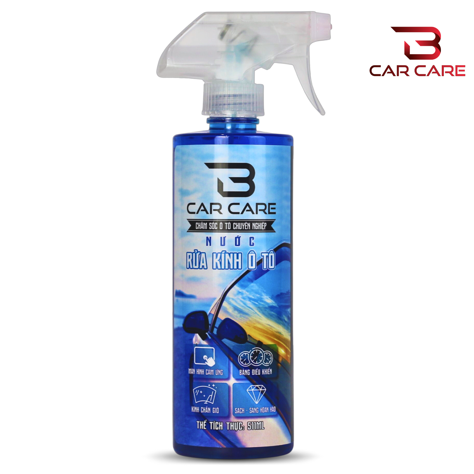 BÌNH XỊT RỬA KÍNH Ô TÔ (511ml) ✅