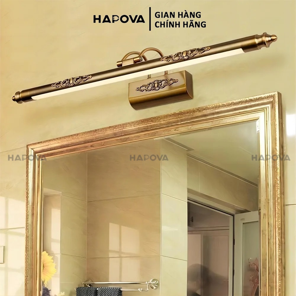 Đèn tường soi tranh bằng đồng cao cấp HAPOVA EIRI 6071