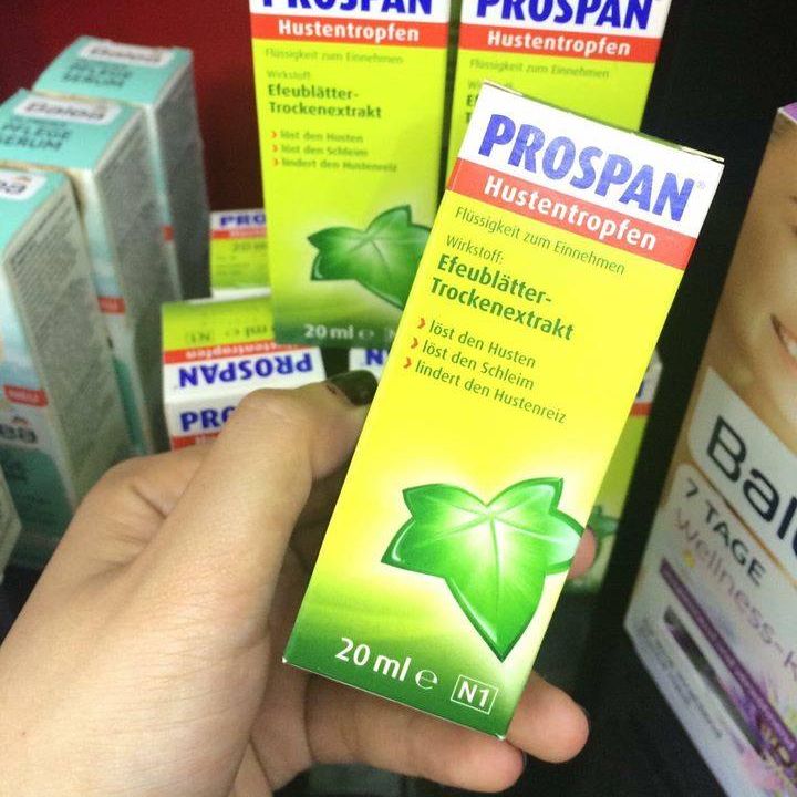 TINH CHẤT 20ML - Tinh Chất Ho Prospan Đức 20ML Dùng Cho trẻ Từ 1 Tuổi