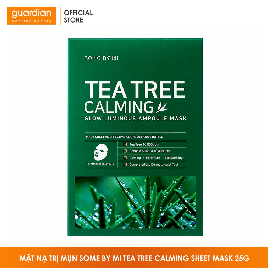 Mặt Nạ Giảm Mụn Tea Tree Calming Sheet Mask Some By Mi 25Gr